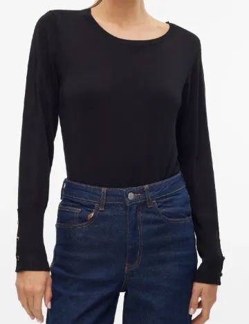 Bluza Vero Moda, negru Negru