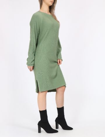 Rochie medie Pieces, verde