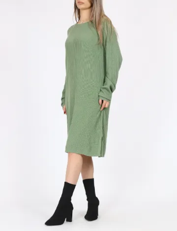 Rochie medie Pieces, verde Verde