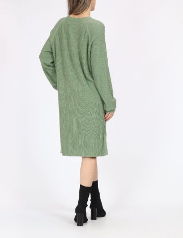 Rochie medie Pieces, verde