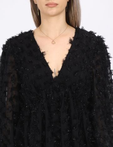 Rochie scurta Pieces, negru