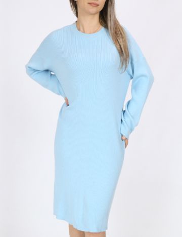 Rochie medie Pieces, bleu