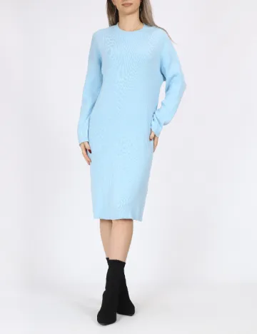 Rochie medie Pieces, bleu Albastru