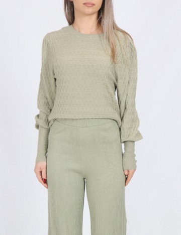 Pantaloni Pieces, verde