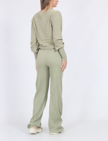 Pantaloni Pieces, verde