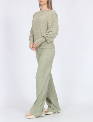 Pantaloni Pieces, verde