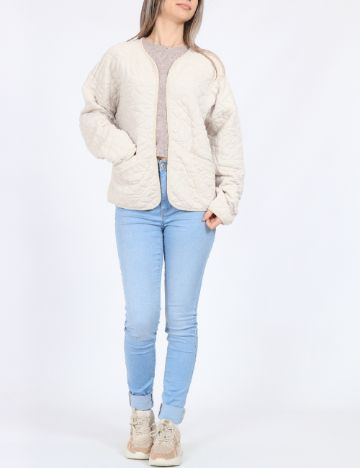 Jacheta Oversize Only, crem