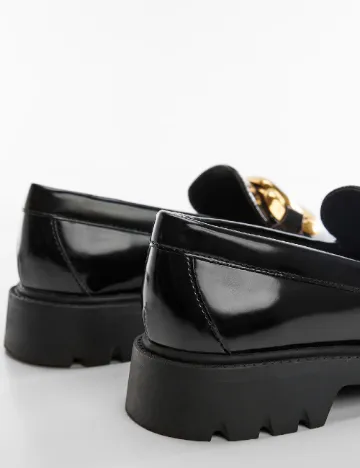 Mocasini Mango, negru Negru