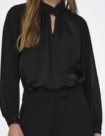 Bluza Jacqueline de Yong, negru Negru