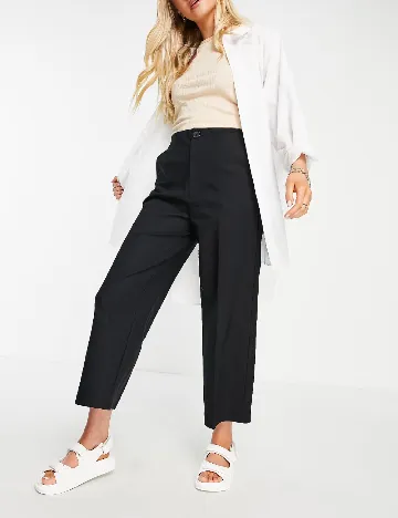 Pantaloni Stradivarius, negru Negru