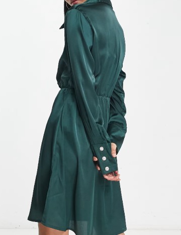 Rochie scurta Jacqueline de Yong, verde