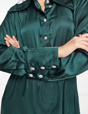 Rochie scurta Jacqueline de Yong, verde