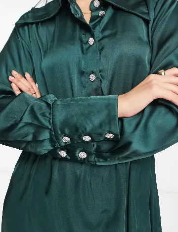 Rochie scurta Jacqueline de Yong, verde Verde