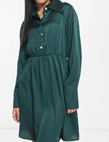 Rochie scurta Jacqueline de Yong, verde Verde