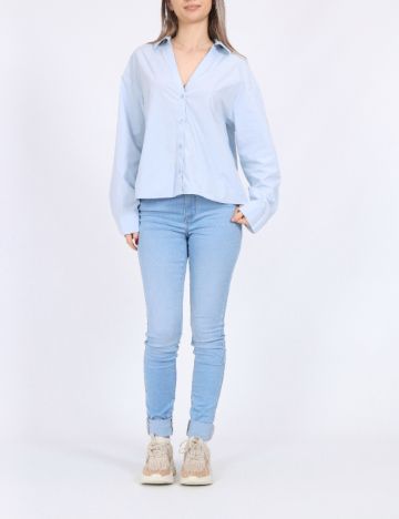 Camasa Oversize Only, albastru