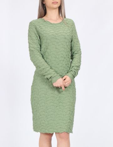 Rochie scurta Pieces, verde