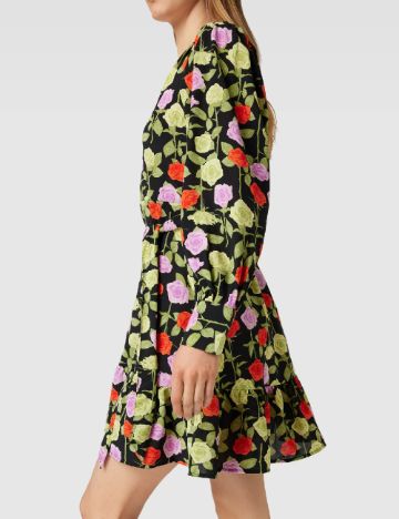 Rochie scurta Pieces, floral print