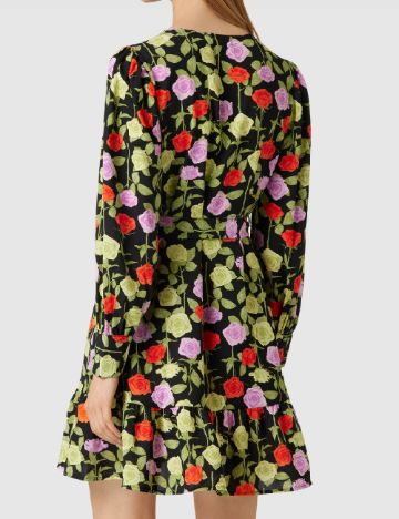 Rochie scurta Pieces, floral print