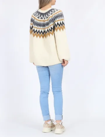 Pulover Oversize Only, crem Crem