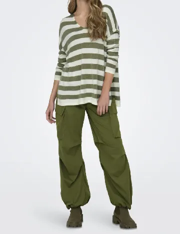 Pantaloni Only, verde Verde