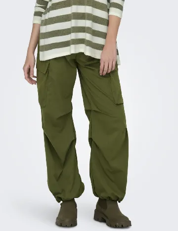 Pantaloni Only, verde Verde