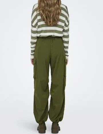 Pantaloni Only, verde Verde