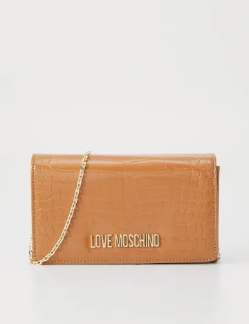 Geanta Love Moschino, maro Maro