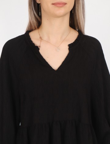 Bluza Pieces, negru