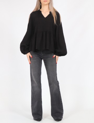 Bluza Pieces, negru