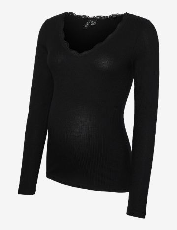 Bluza Vero Moda Maternity, negru