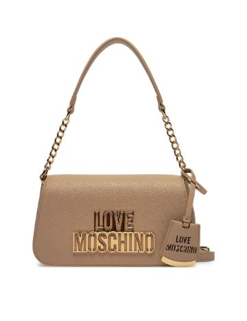 Geanta Love Moschino, crem