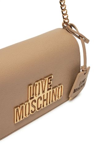 Geanta Love Moschino, crem