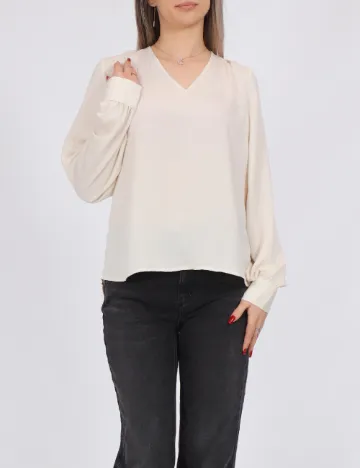 Bluza Vero Moda, bej Crem