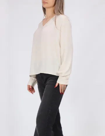 Bluza Vero Moda, bej Crem