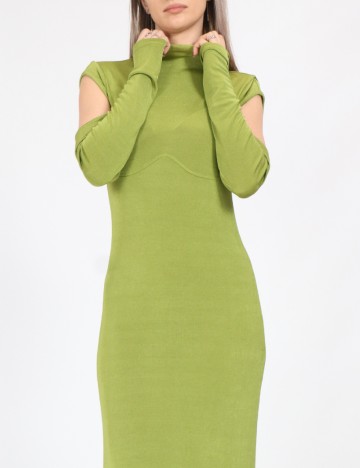 Rochie lunga Something New, verde