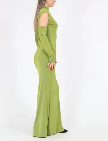 Rochie lunga Something New, verde Verde