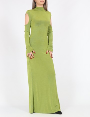 Rochie lunga Something New, verde