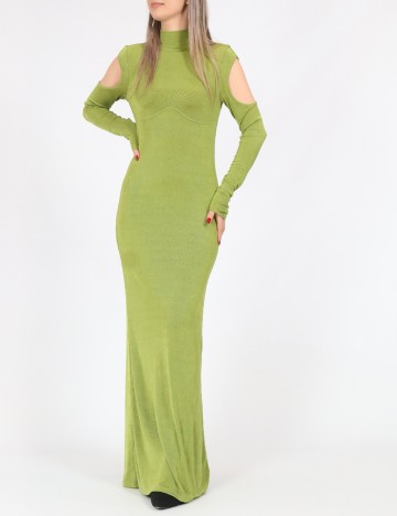 Rochie lunga Something New, verde