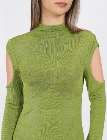 Rochie lunga Something New, verde