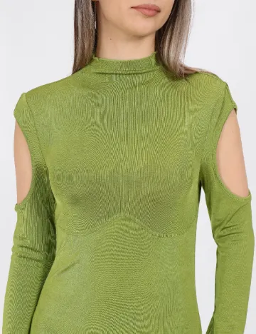 Rochie lunga Something New, verde Verde