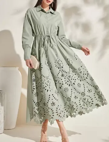 Rochie medie SHEIN, verde