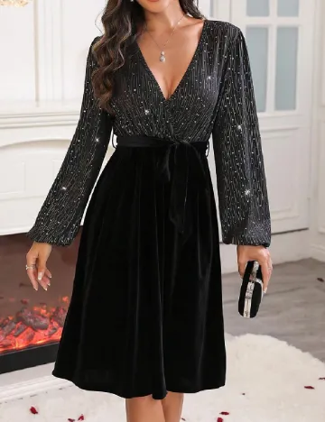 Rochie medie SHEIN, negru