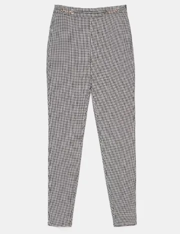 Pantaloni Mohito, alb/negru Alb