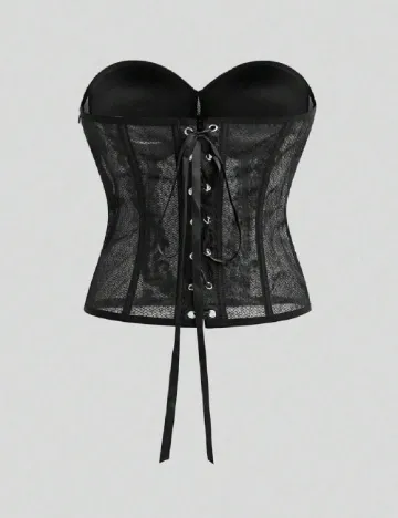 Corset SHEIN, negru Negru