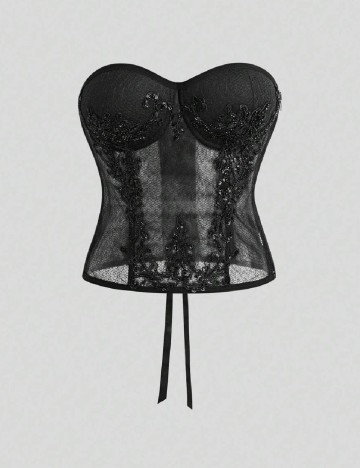Corset SHEIN, negru