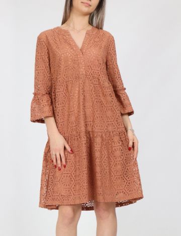 Rochie scurta Vero Moda, maro