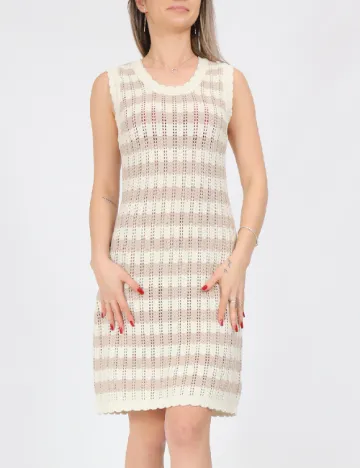 Rochie scurta Noisy May, crem Crem