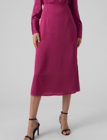 Fusta Vero Moda, magenta