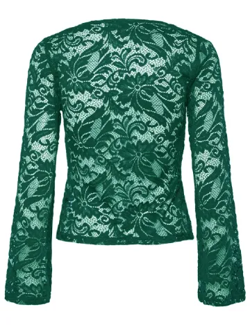 Bluza Pieces, verde Verde