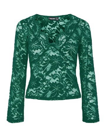 Bluza Pieces, verde